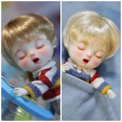 U-4332【KAKA】1/8ドール(頭囲13~15.5cm)用ウィッグ