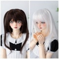 U-4342【KAKA】1/3ドール(頭囲21.5~23.5cm)用ウィッグ|SD/DD|◆ドールウィッグ