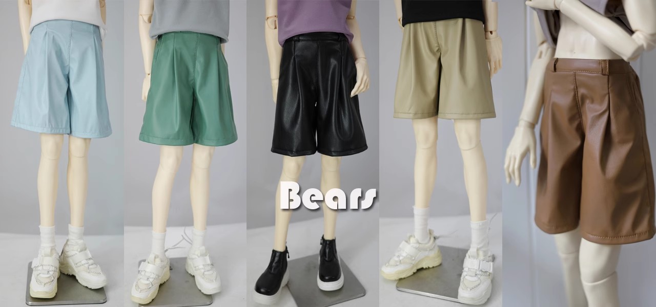 AF10467【Bears】1/4MSD, SD女，1/3,  70cm ド-ル用半ズボン