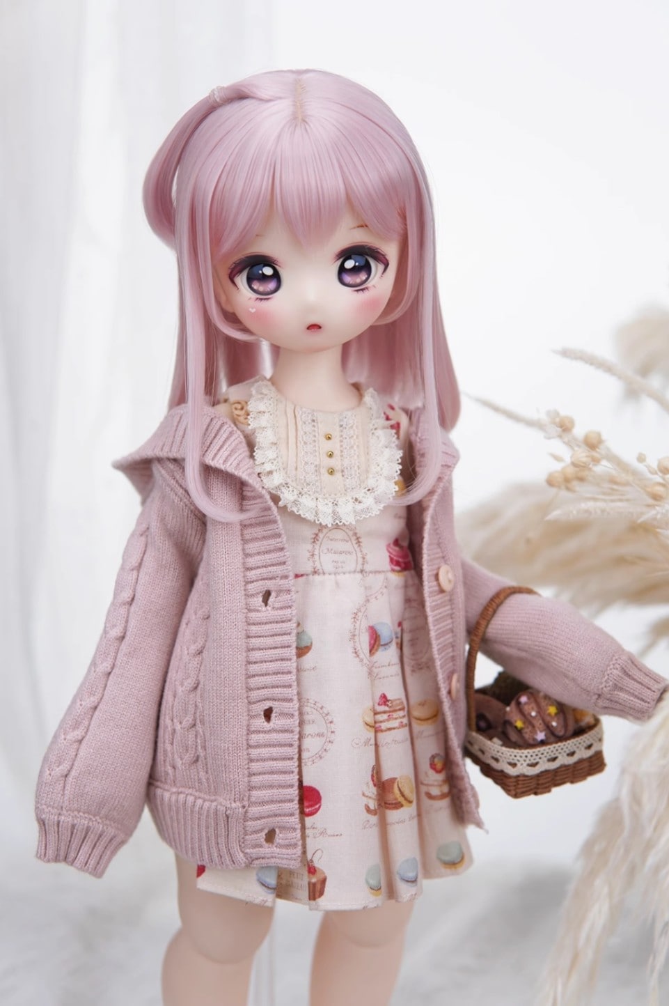 AF10490【SALA】1/4★MSD、MDD用カーディガン