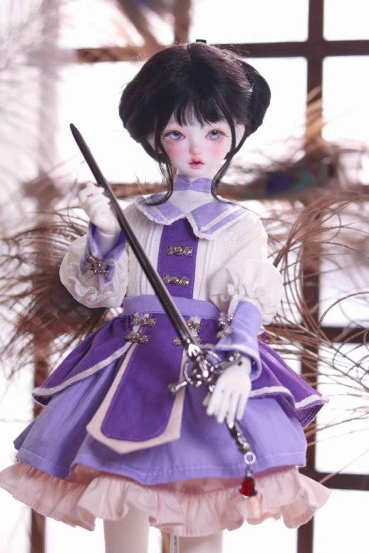 0特売即納品AF10488【hsxl】1/4洋服5点セット(紫セット/MSD/MDD)