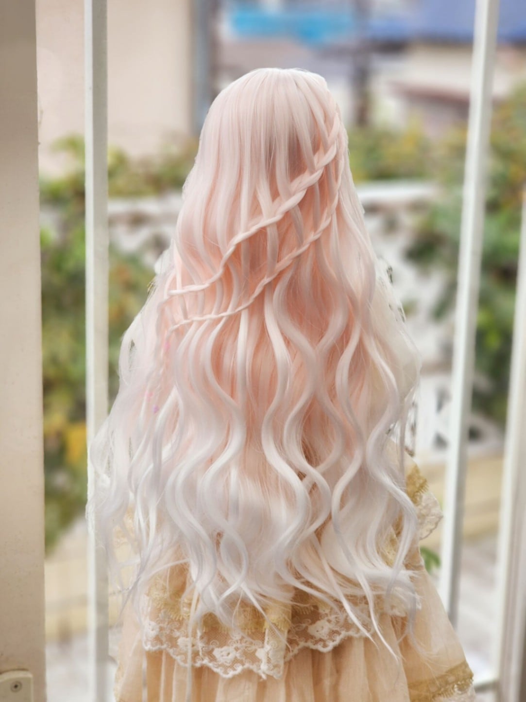 U-4391【アレンジウィッグ】1/31点限定、SD/DD(頭囲22~23cm)用ウィッグ