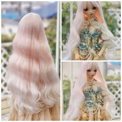 U-4390【al】1/3SD/DD(頭囲22~23cm)用ウィッグ