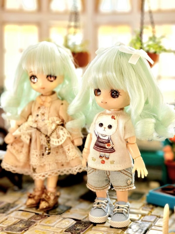 即納品U-1317【sen】オビツ11用ウィッグ（11.5cm）