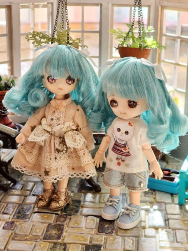 即納品U-1318【sen】オビツ11用ウィッグ（11.5cm）