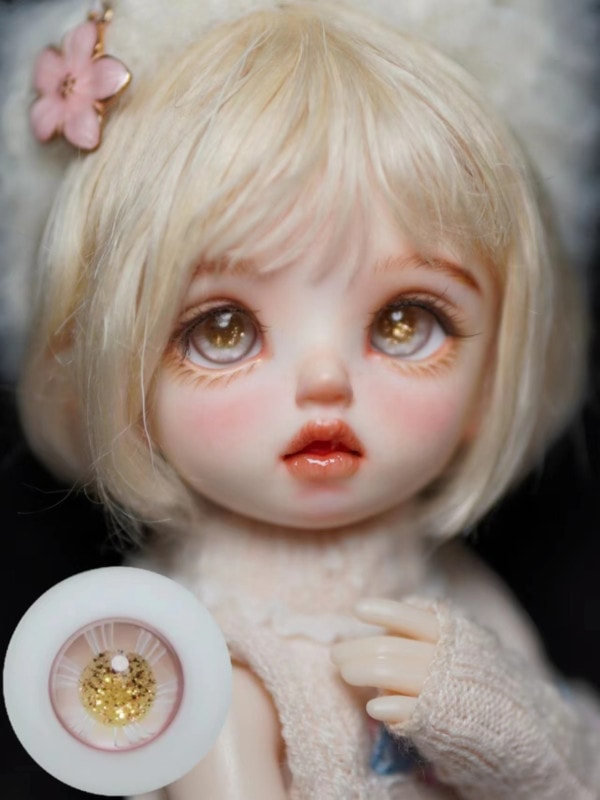 即納品(小物)EYER445【xkm】ドール用グラスアイ（16mm/普通瞳）