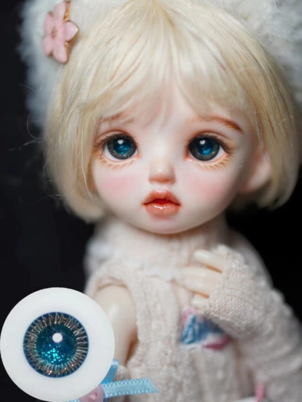 即納品(小物)EYER434【xkm】ドール用グラスアイ（14mm/普通瞳）