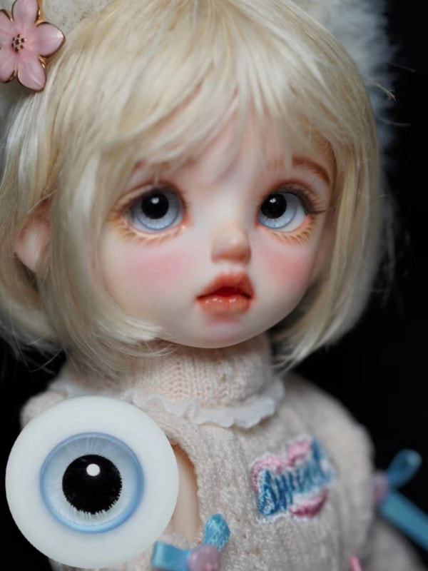即納品(小物)EYER448【xkm】ドール用グラスアイ（14mm/普通瞳）