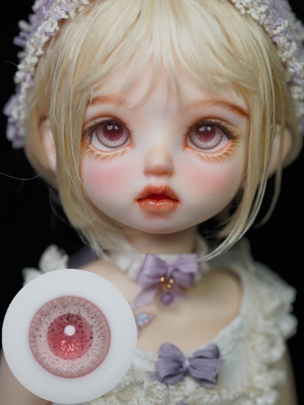 即納品(小物)EYER451【xkm】ドール用グラスアイ（14mm/普通瞳）