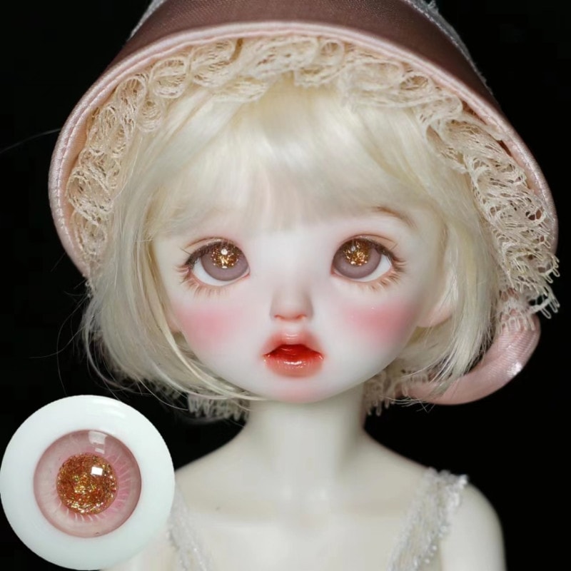 即納品(小物)EYER454【xkm】ドール用グラスアイ（14mm/普通瞳）