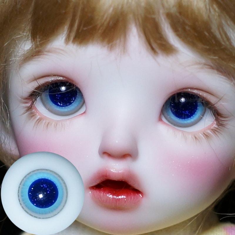 即納品(小物)EYER439【xkm】ドール用グラスアイ（14mm/普通瞳）