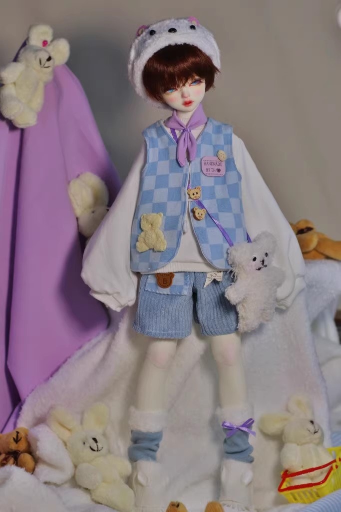 AF10505【xq】1/4幼SD,MSD/MDD用洋服7点セット