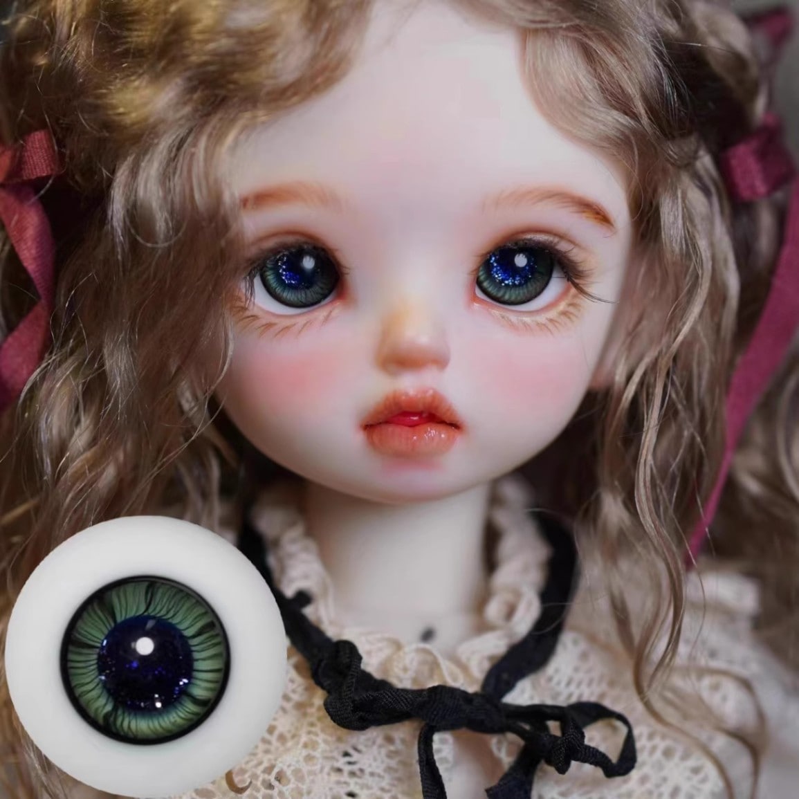 EYER496【xkm】ドール用グラスアイ12~18ｍｍ