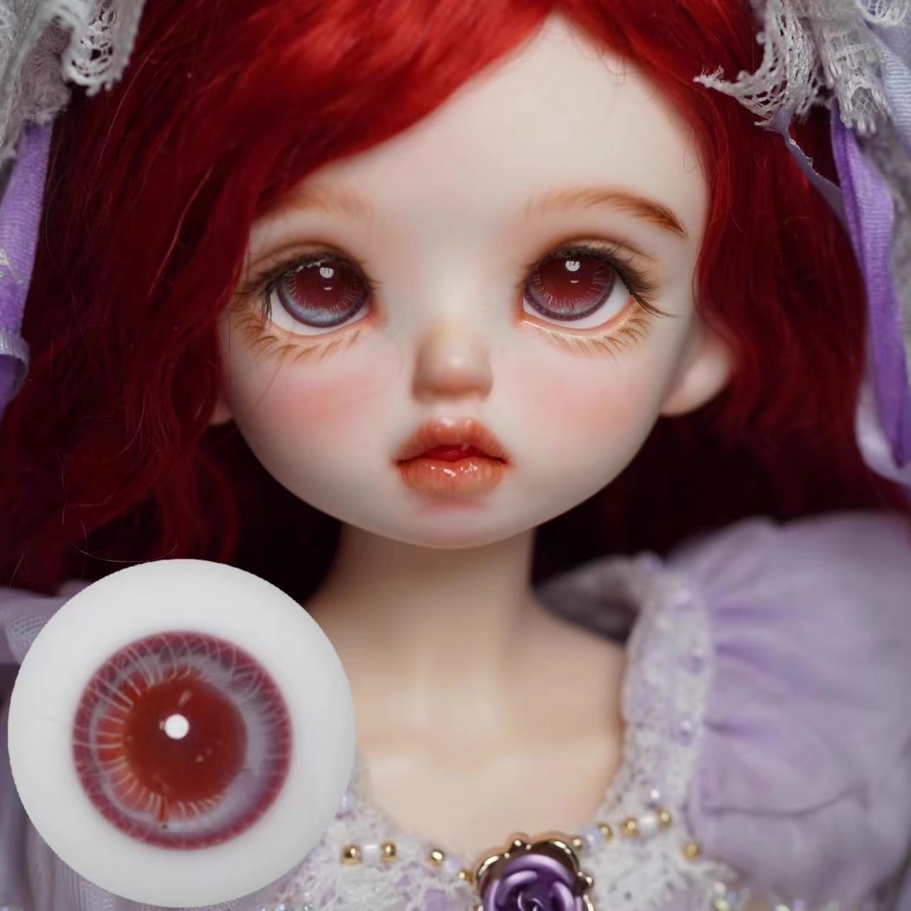 EYER498【xkm】ドール用グラスアイ12~18ｍｍ