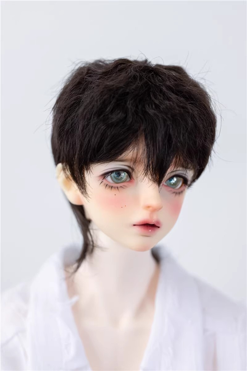 U-4409【KAKA】1/6,1/4，1/3ドール(頭囲15~23.5cm)用ウィッグ