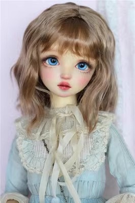 U-4413【KAKA】1/6,1/4，1/3ドール(頭囲15~23.5cm)用ウィッグ