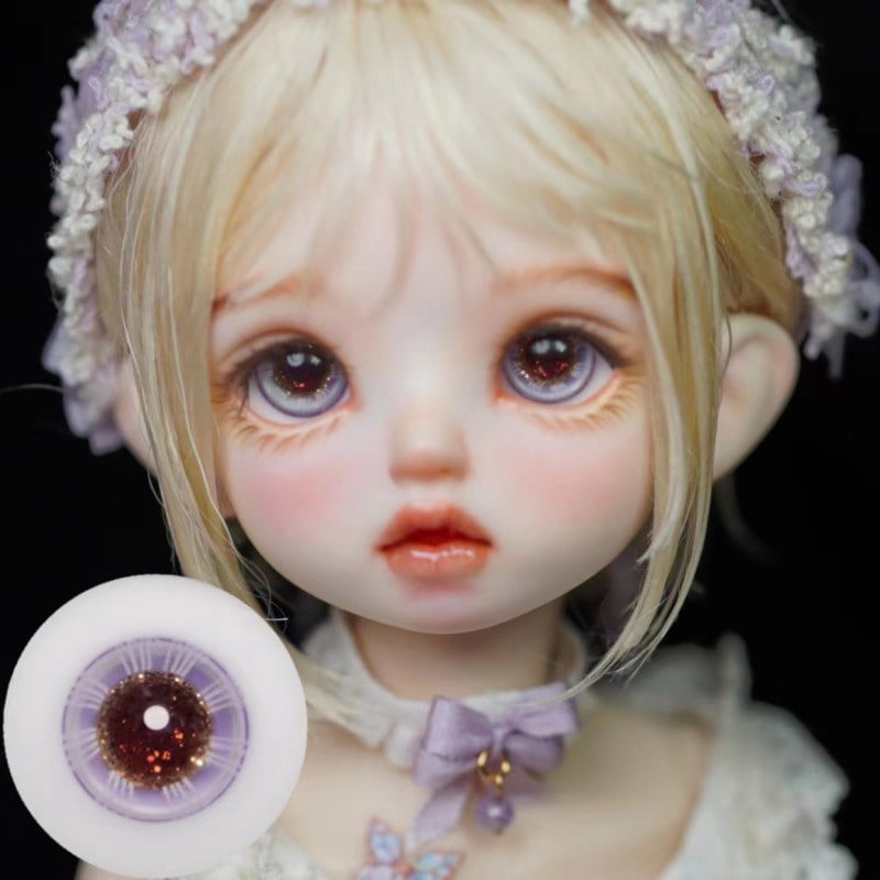即納品(小物)EYER430【xkm】ドール用グラスアイ（18mm/普通瞳）