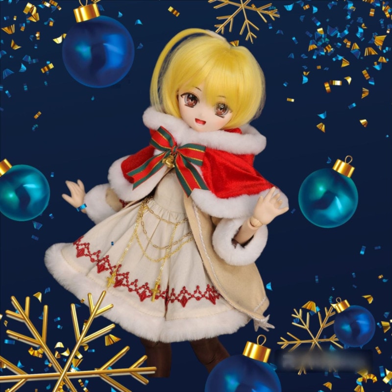 即納品AF10509【クリスマス前にお届け】1/4MDD/MSD用クリスマス洋服7点セット