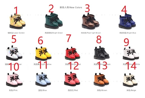 即納品x1175【xyz】1/12ドール・オビツ11用靴（12）