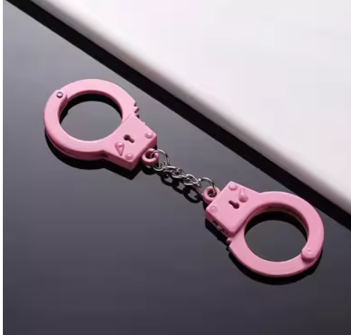 即納品(小物)KM0008-1【SEN】1/4,1/3ドール撮影小道具★手錠ピンク