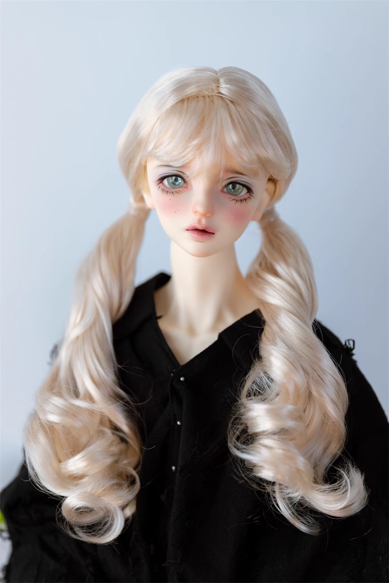 U-4425【KAKA】1/6,1/4，1/3ドール(頭囲15~23cm)用ウィッグ