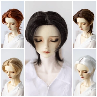 U-4447【KAKA】1/4，1/3ドール(頭囲17~23.5cm)用ウィッグ