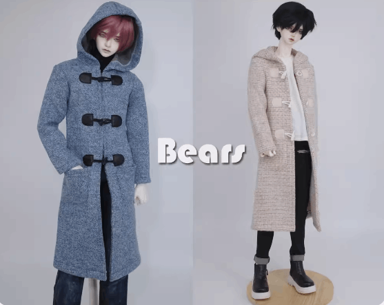 AF10557【Bears】1/3SD, 1/3,  70cm, id75, LOONG SOUL73ド-ル用コ－ト