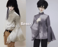 AF10560【Bears】MSD,SD, 1/3,  70cm, id75, LOONG SOUL73ド-ル用シャツ|ワンピ/シャツ/ブラウス/セーター|◆ドール洋服（種類別）