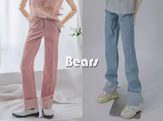 AF10573【Bears】1/3MSD,SD, 1/3,  70cm, id75, LOONG SOUL73ド-ル用ズボン