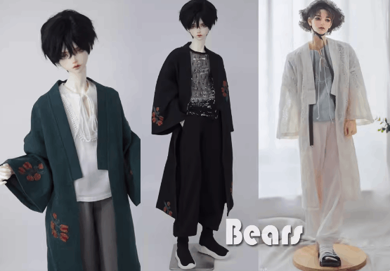 AF10574【Bears】1/3SD, 1/3,  70cm, id75, LOONG SOUL73ド-ル用コ－ト