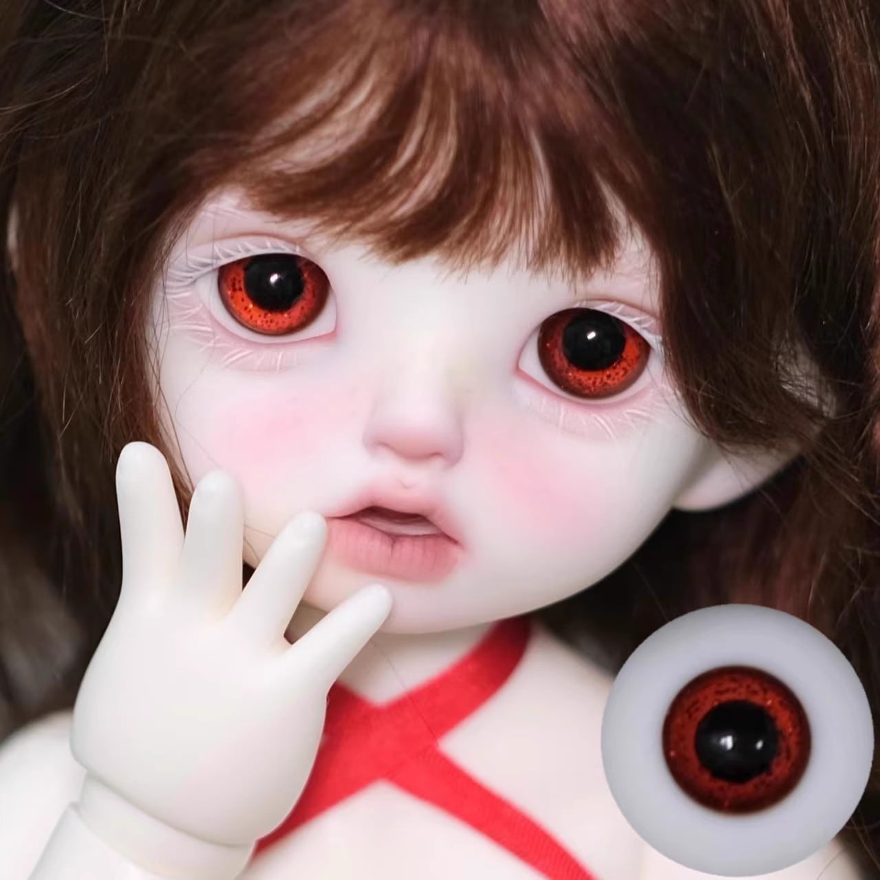 EYER518【xkm】ドール用グラスアイ12~18ｍｍ