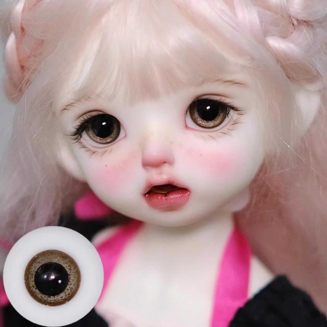 EYER519【xkm】ドール用グラスアイ12~18ｍｍ