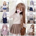 AF10606【SALA】★MSD、MDD用カーディガン(6色あり)|ワンピ/シャツ/ブラウス/セーター|◆ドール洋服（種類別）