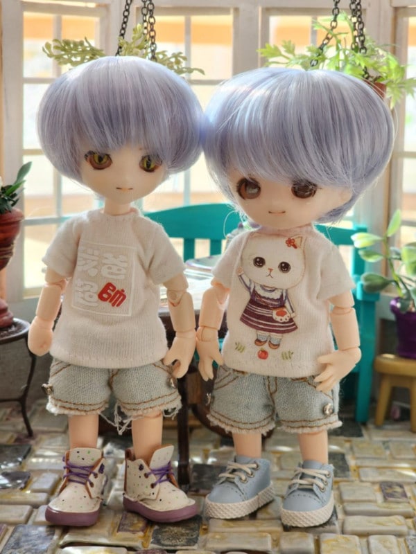 即納品U-1312【sen】オビツ11用ウィッグ（11.5ｃｍ）