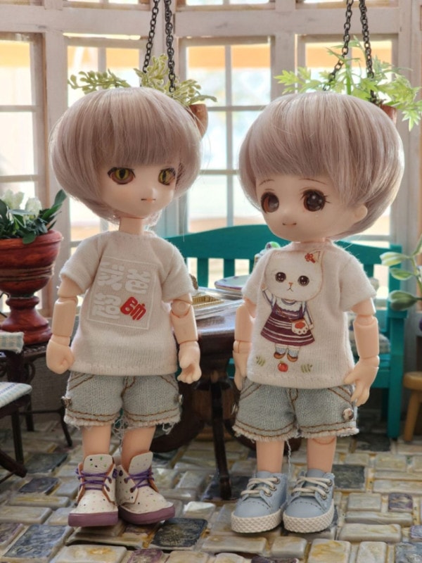 即納品U-1313【sen】オビツ11用ウィッグ（11.5ｃｍ）