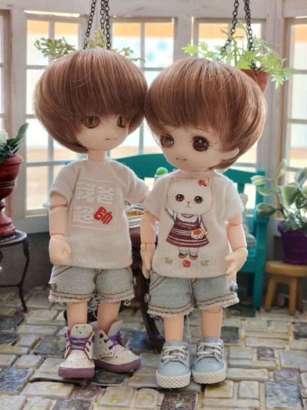 即納品U-1315【sen】オビツ11用ウィッグ（11.5ｃｍ）