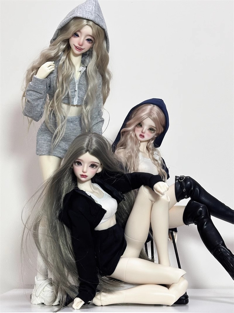 AF10648【KAKA】1/3MSD/MDD,SD/DD/DDDY/SD16女用洋服3点セット（5色あり）