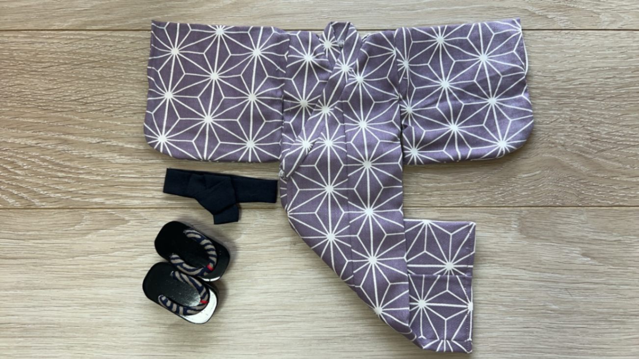 即納品浴衣+下駄 （草履）お得セット18 (MSD男)