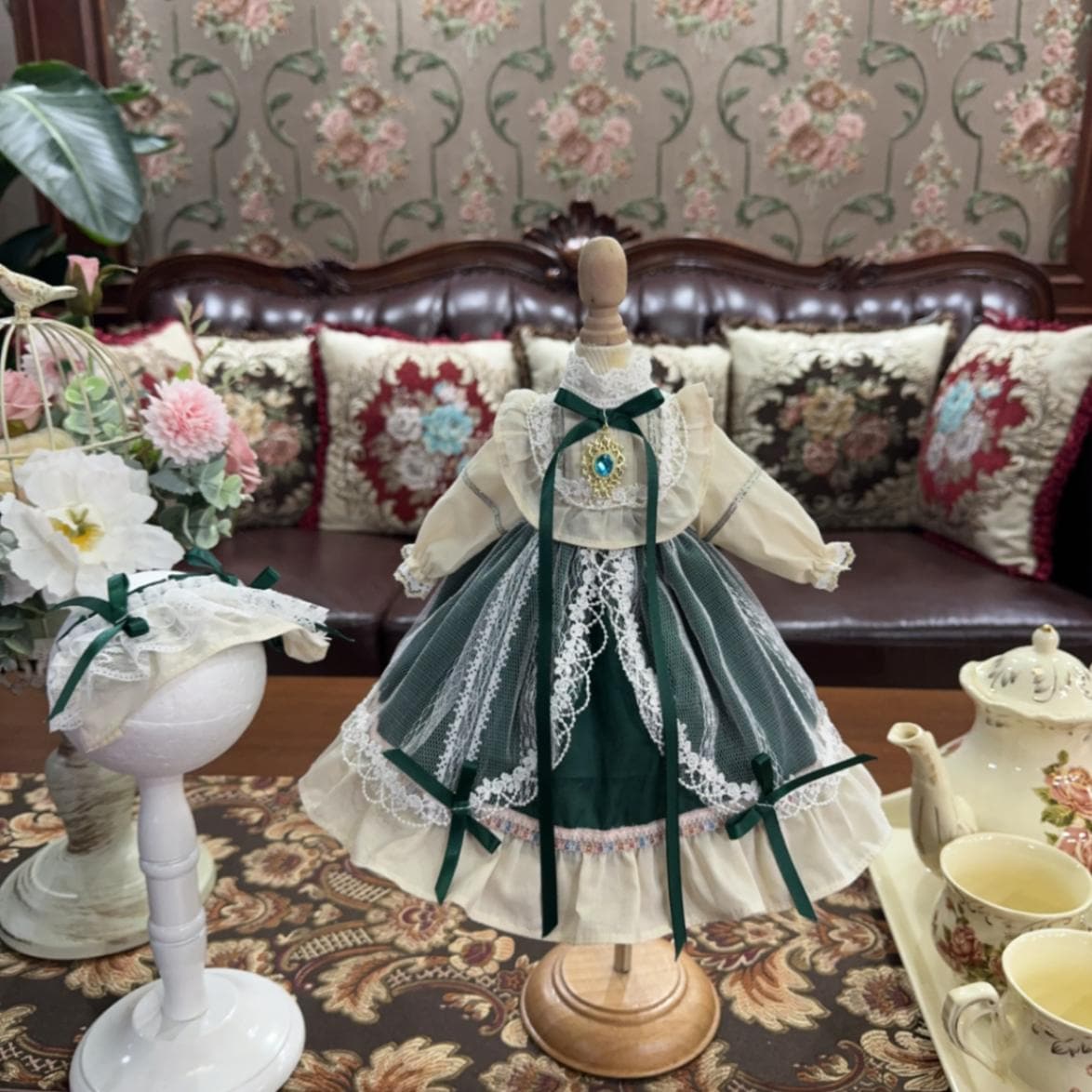 AF10665【Xmya】1/3Blythe,SD/DD,MSD,幼SD洋服2点セット