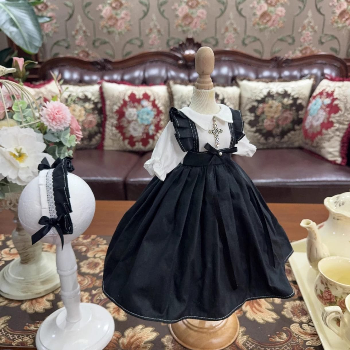 AF10667【Xmya】1/3Blythe,SD/DD,MSD,幼SD洋服2点セット