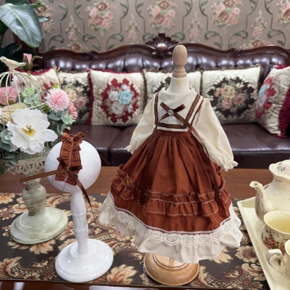 AF10668【Xmya】1/3Blythe,SD/DD,MSD,幼SD洋服2点セット