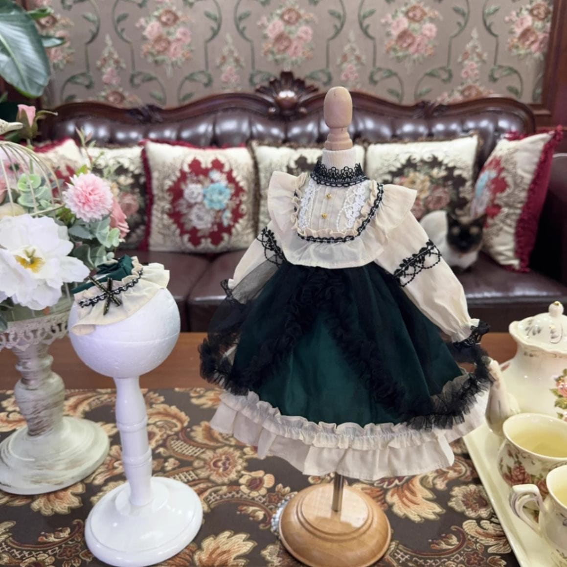 AF10669【Xmya】1/3Blythe,SD/DD,MSD,幼SD洋服2点セット