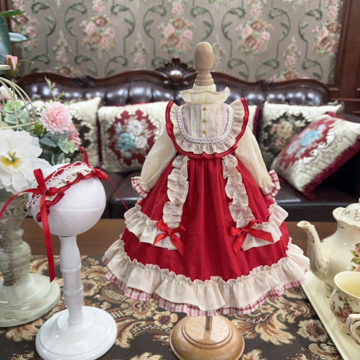 AF10678【Xmya】1/3Blythe,SD/DD,MSD,幼SD洋服2点セット