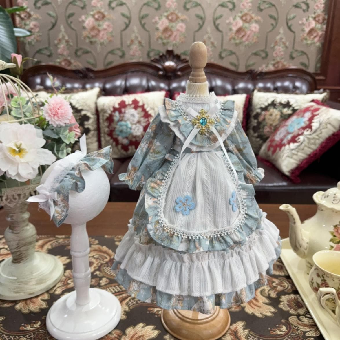 AF10681【Xmya】1/3Blythe,SD/DD,MSD,幼SD洋服2点セット