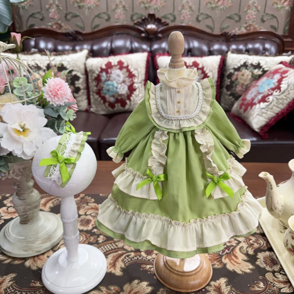 AF10682【Xmya】1/3Blythe,SD/DD,MSD,幼SD洋服2点セット