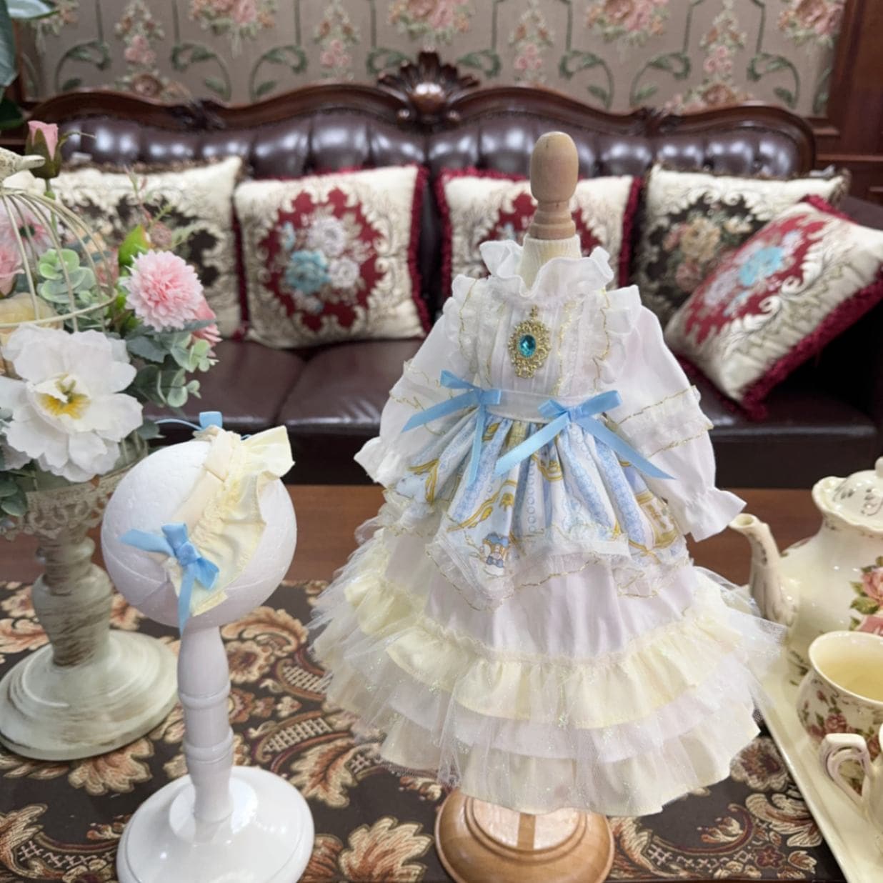 AF10683【Xmya】1/3Blythe,SD/DD,MSD,幼SD洋服2点セット