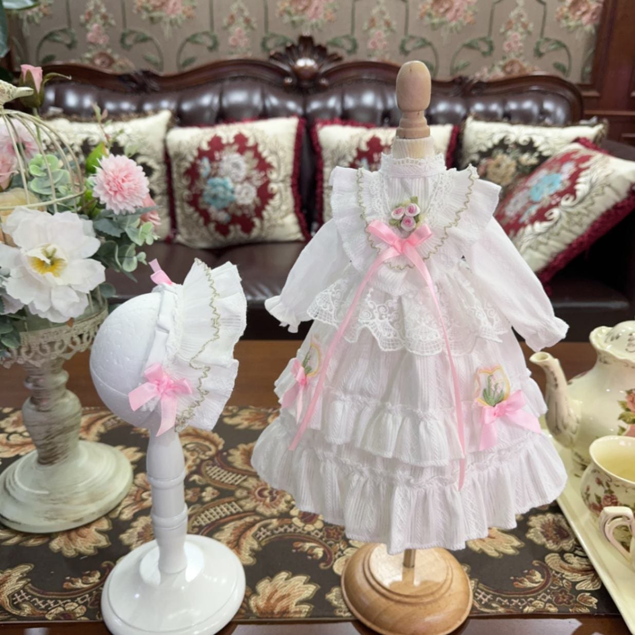 AF10684【Xmya】1/3Blythe,SD/DD,MSD,幼SD洋服2点セット