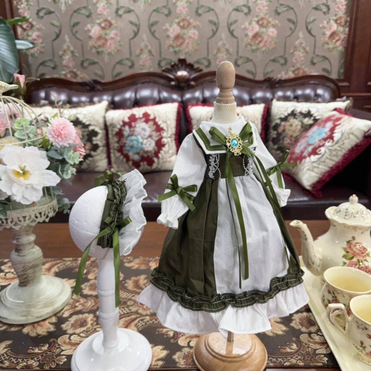 AF10688【Xmya】1/3Blythe,SD/DD,MSD,幼SD洋服2点セット