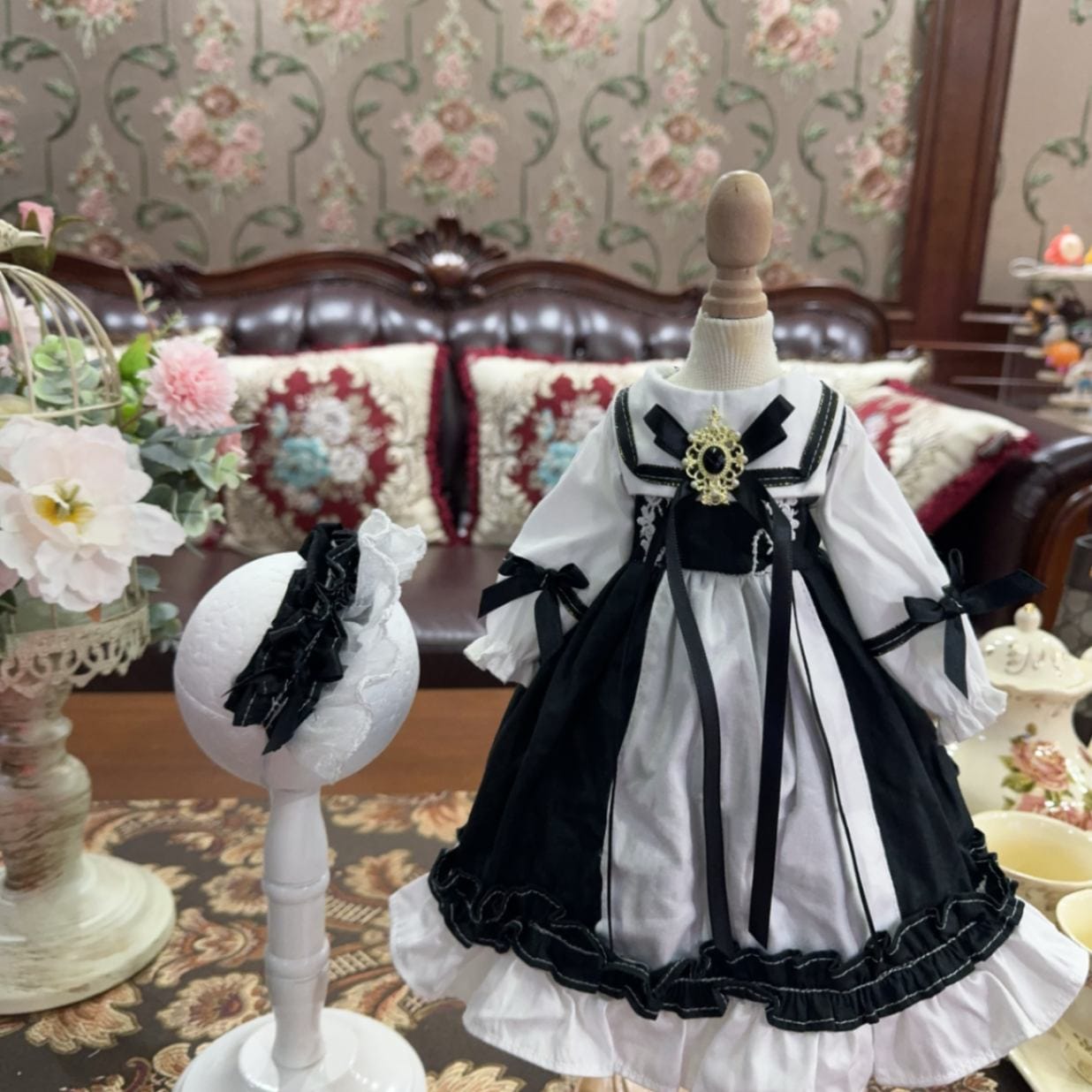 AF10689【Xmya】1/3Blythe,SD/DD,MSD,幼SD洋服2点セット