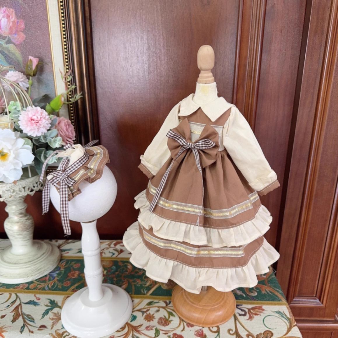 AF10691【Xmya】1/3Blythe,SD/DD,MSD,幼SD洋服2点セット